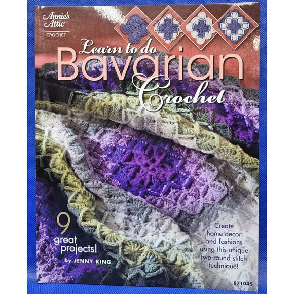 Annies Attic Learn To Do BAVARIAN Crochet 9 Great Projects - Picture 6 of 6